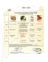 Menu Primaire S11 du 13 au 17 mars 2023