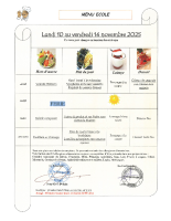 S46 école menu du 10 au 14 novembre 2025